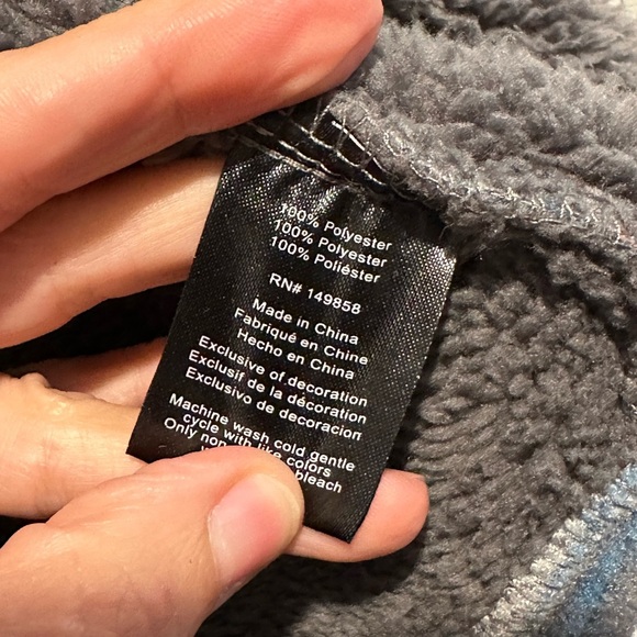 A371 Voyager Sherpa Lined Shirt Jacket Men’s M Western Aztec Shacket Workwear - Picture 4 of 6